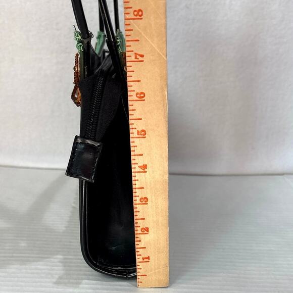 Christmas, Festive Maltese Dog Gold Tassel Beads Tote, Shoulder & Hand Bag - Picture 5 of 9